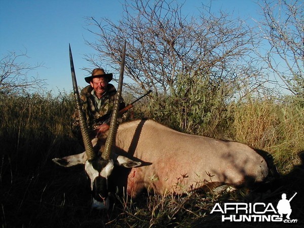 Hunting Gemsbok in Namibia