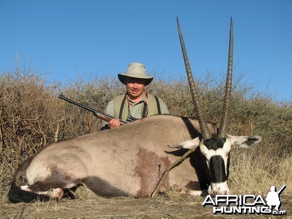 Hunting Gemsbok in Namibia