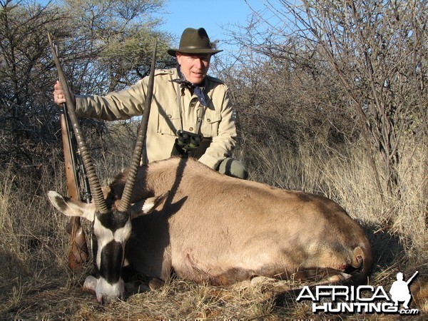 Hunting Gemsbok in Namibia