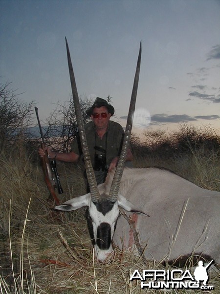 Hunting Gemsbok in Namibia