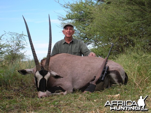 Hunting Gemsbok in Namibia