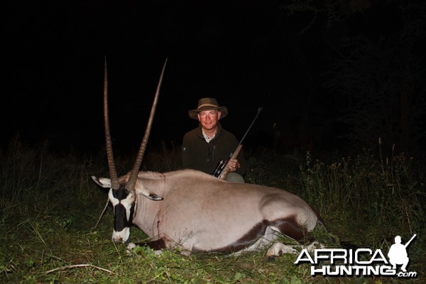 Hunting Gemsbok in Namibia