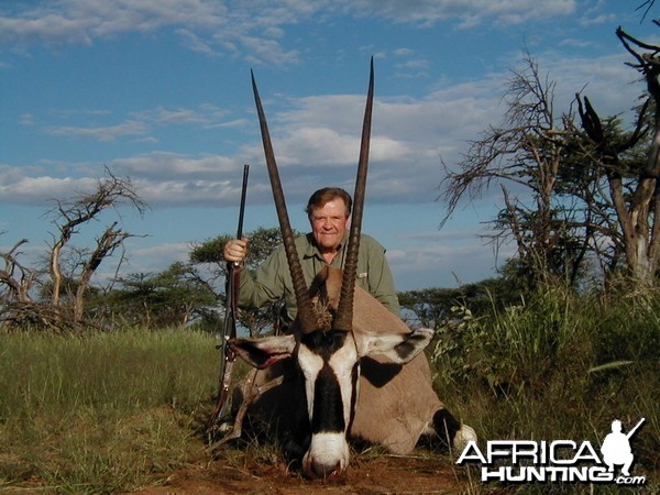 Hunting Gemsbok in Namibia