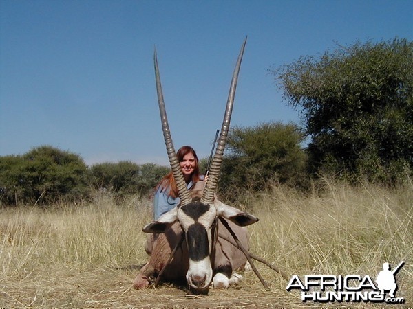 Hunting Gemsbok in Namibia