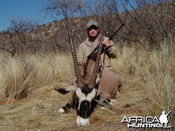 Hunting Gemsbok in Namibia