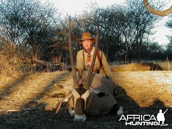 Hunting Gemsbok in Namibia