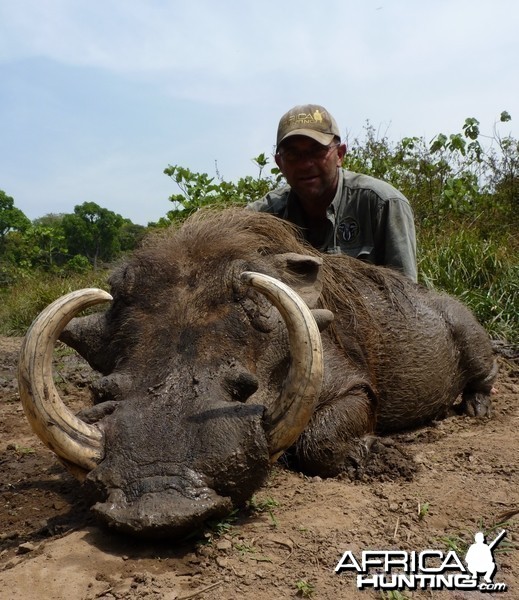 Hunting Warthog in Central African Republic