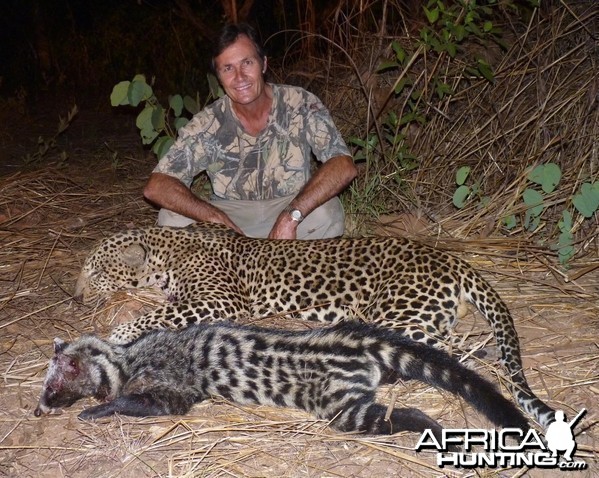 Leopard and Civet hunted in CAR