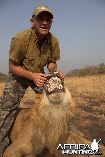 Lion hunted in CAR