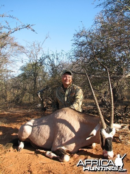Bow Hunting Gemsbok 2006 RSA Limpopo trip