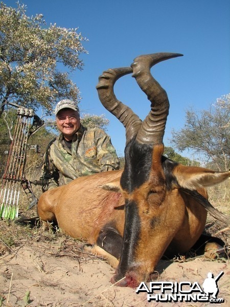 Bow Hunting Hartebeest 2006 RSA Limpopo trip