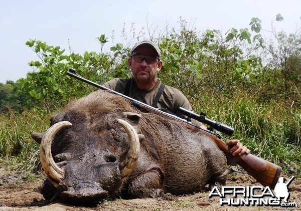Big Warthog hunted in CAR