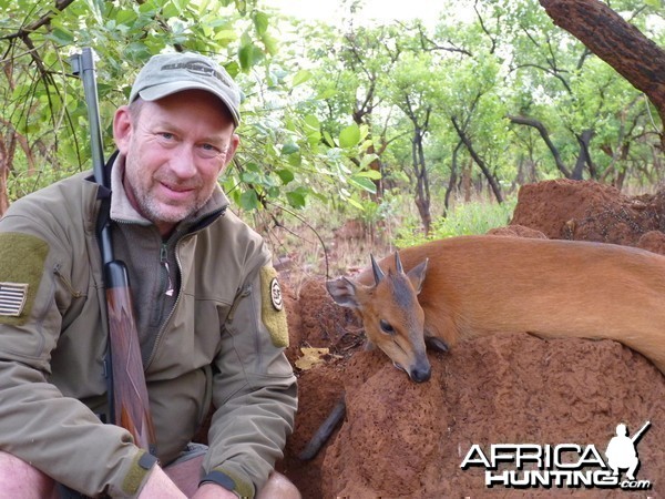 Red Flanked Duiker hunted in CAR