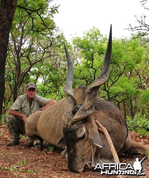 Hunting Lord Derby Eland in CAR