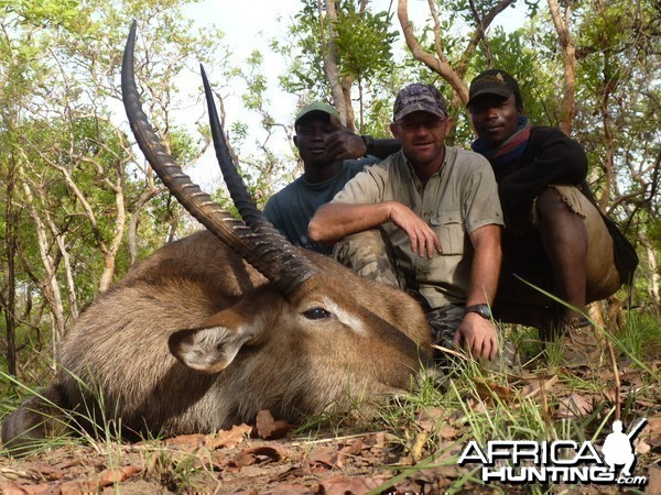 Hunting Sing Sing Waterbuck in CAR