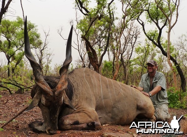 Lord Derby Eland hunted in CAR