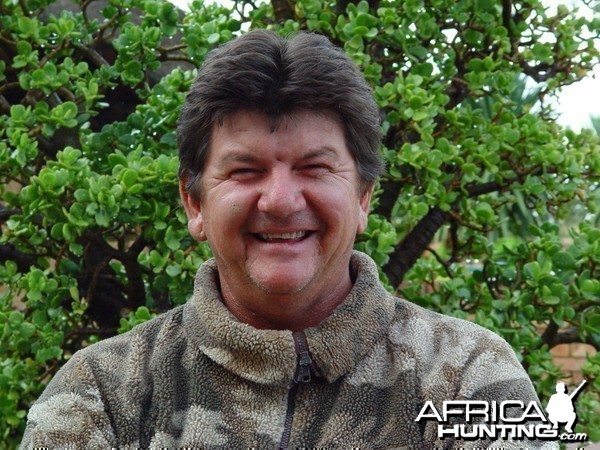 PH Johnny Vivier with Wintershoek Johnny Vivier Safaris in South Africa