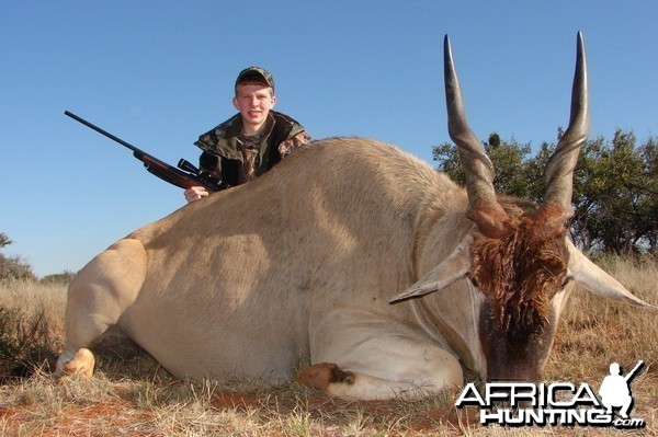 Hunting Cape Eland with Wintershoek Johnny Vivier Safaris in SA