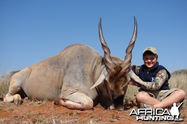 Hunting Cape Eland with Wintershoek Johnny Vivier Safaris in SA