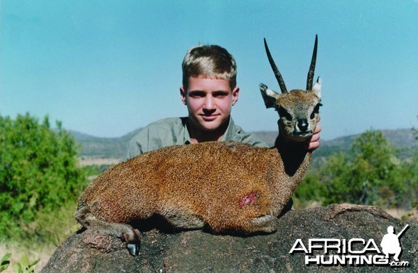 Hunting Klipspringer with Wintershoek Johnny Vivier Safaris in SA