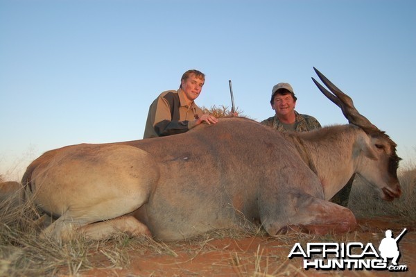 Hunting Cape Eland with Wintershoek Johnny Vivier Safaris in SA