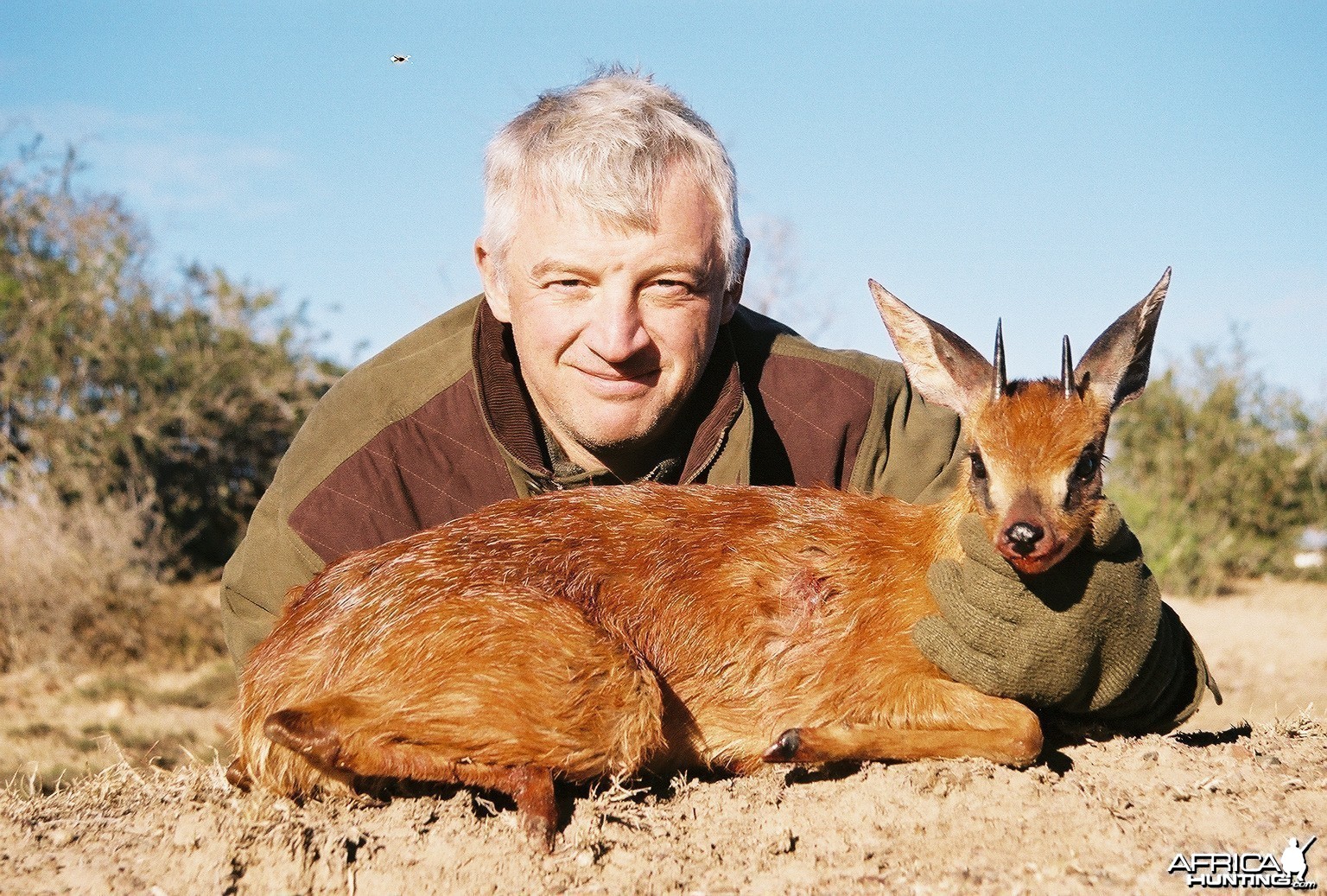 Hunting Grysbuck with Wintershoek Johnny Vivier Safaris in SA