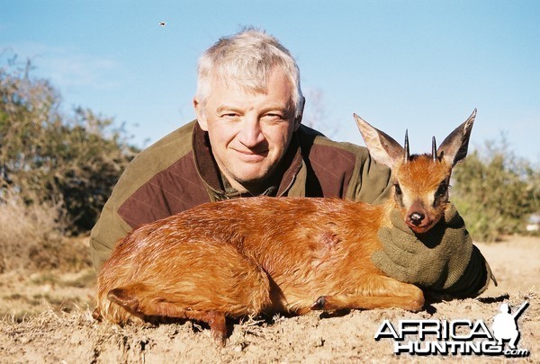 Hunting Grysbuck with Wintershoek Johnny Vivier Safaris in SA