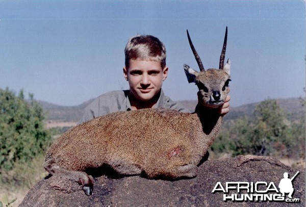 Hunting Klipspringer with Wintershoek Johnny Vivier Safaris in SA