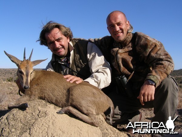 Hunting Grey Duiker with Wintershoek Johnny Vivier Safaris in SA