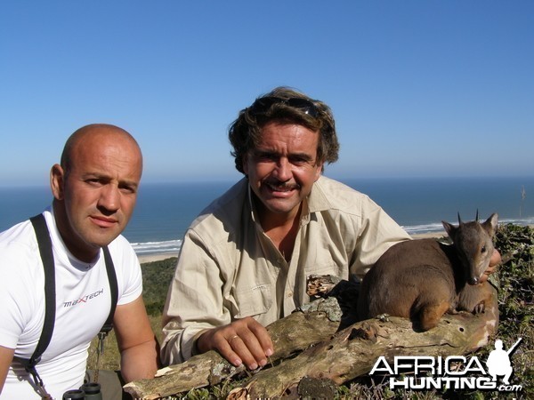 Hunting Blue Duiker with Wintershoek Johnny Vivier Safaris in SA