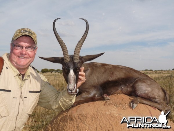 Hunting Black Springbuck with Wintershoek Johnny Vivier Safaris in SA