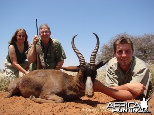 Hunting Black Springbuck with Wintershoek Johnny Vivier Safaris in SA