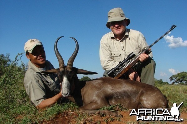 Hunting Black Springbuck with Wintershoek Johnny Vivier Safaris in SA