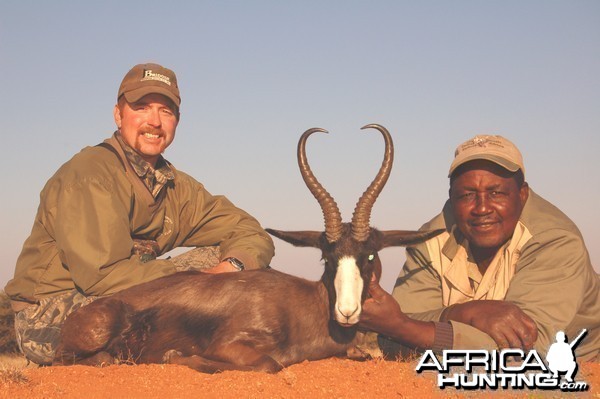 Hunting Black Springbuck with Wintershoek Johnny Vivier Safaris in SA