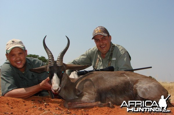 Hunting Black Springbuck with Wintershoek Johnny Vivier Safaris in SA