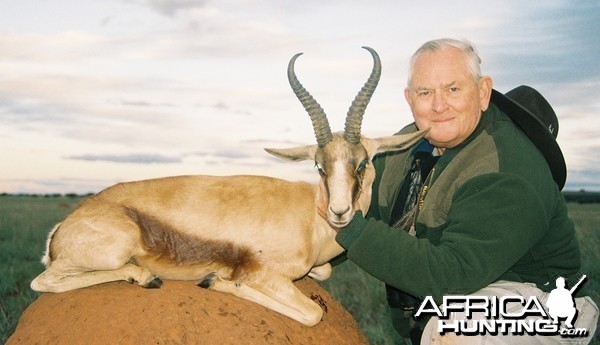 Hunting Copper Springbuck with Wintershoek Johnny Vivier Safaris in SA