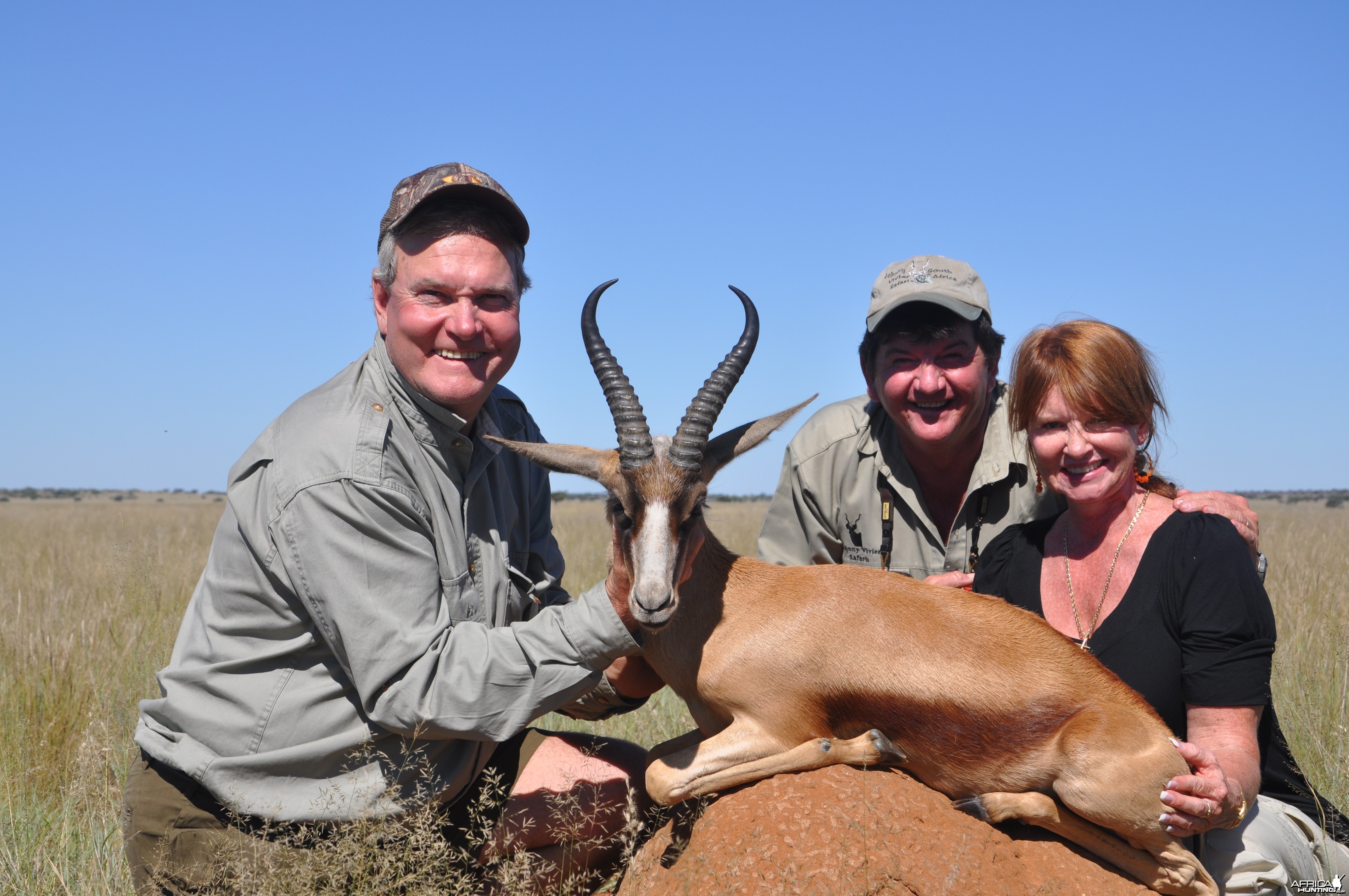 Hunting Copper Springbuck with Wintershoek Johnny Vivier Safaris in SA