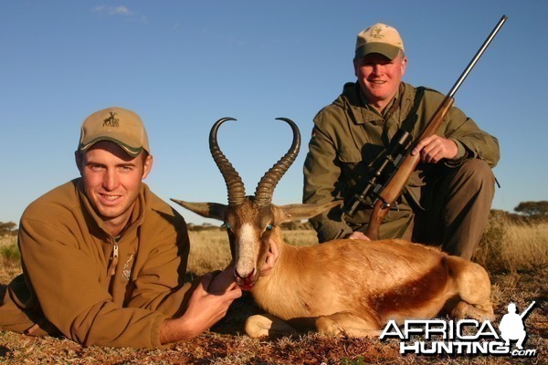 Hunting Copper Springbuck with Wintershoek Johnny Vivier Safaris in SA