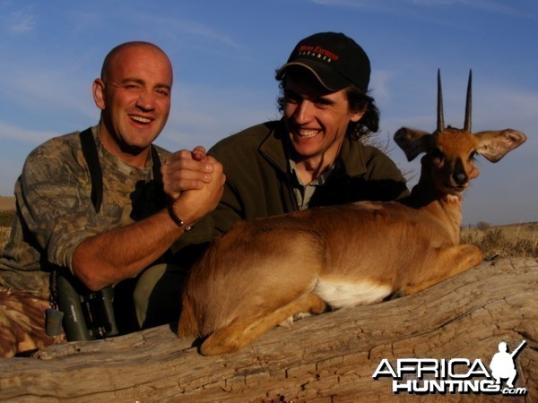 Hunting Steenbuck with Wintershoek Johnny Vivier Safaris in SA