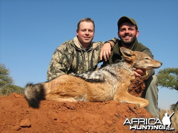 Hunting Jackal with Wintershoek Johnny Vivier Safaris in SA