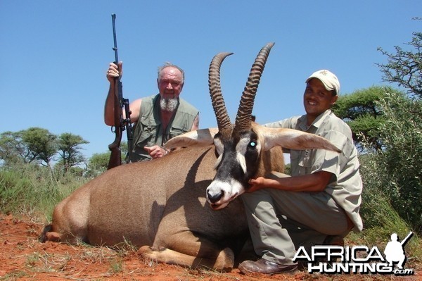 Hunting Roan with Wintershoek Johnny Vivier Safaris in SA