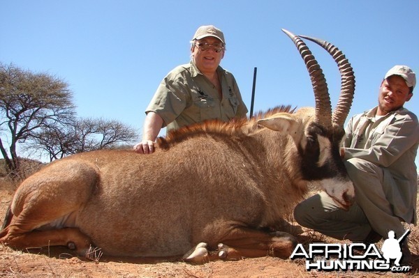 Hunting Roan with Wintershoek Johnny Vivier Safaris in SA