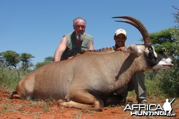 Hunting Roan with Wintershoek Johnny Vivier Safaris in SA