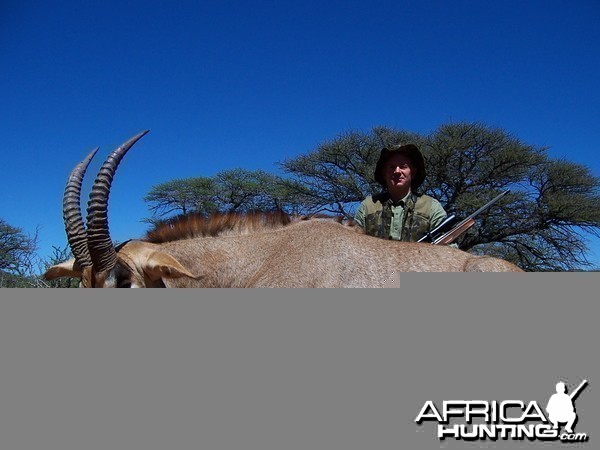 Hunting Roan with Wintershoek Johnny Vivier Safaris in SA