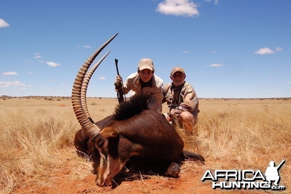 Hunting Sable with Wintershoek Johnny Vivier Safaris in SA