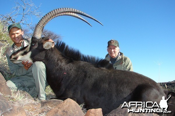 Hunting Sable with Wintershoek Johnny Vivier Safaris in SA