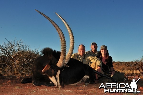 Hunting Sable with Wintershoek Johnny Vivier Safaris in SA