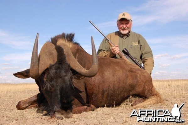 Hunting Black Wildebeest with Wintershoek Johnny Vivier Safaris in SA