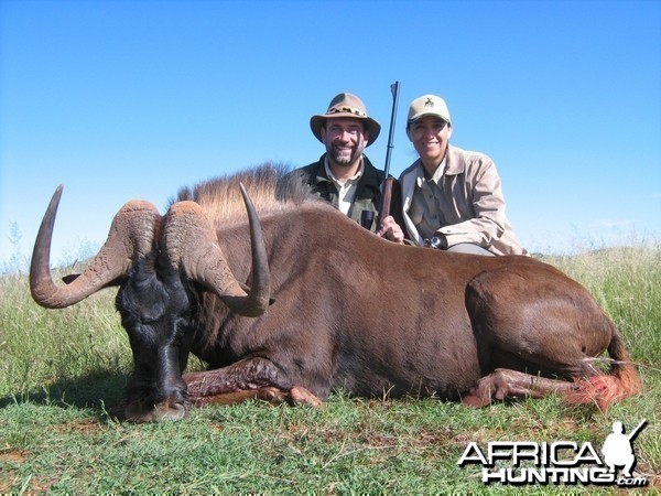 Hunting Black Wildebeest with Wintershoek Johnny Vivier Safaris in SA