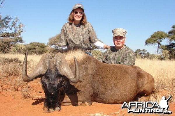 Hunting Black Wildebeest with Wintershoek Johnny Vivier Safaris in SA